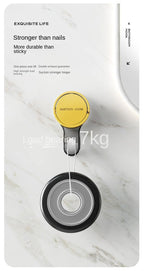 1/4/8pc Suction Hooks Strong Vacuum Power Traceless No-Drilling Adhesive Hooks for Home Bathroom Kitchen Door Back and Toilet
