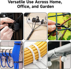 100-1000pcs Nylon Cable Zip Ties Adjustable Self-locking Cord Ties Durable Plastic Cable Ties Binding Wrap Straps for Office