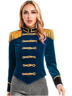 Women Circus Ringmaster Costume – Showman Tailcoat Jacket Outfit