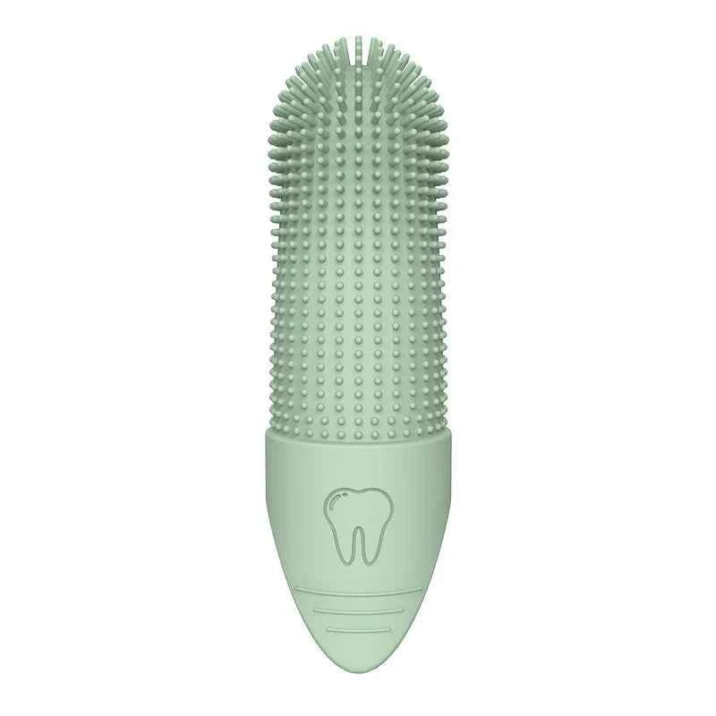 Dog Toothbrush, 360° Cleaning Finger Toothbrush for Dogs, Food Grade Silicone Dog Finger Toothbrush for Dogs & Cats Dental Care