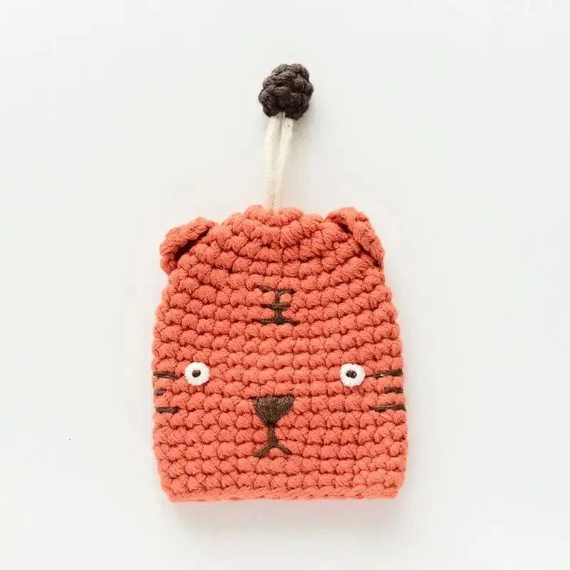 Cute Crochet Cactus Keychain Decorative Bag Charm