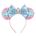 Nieuwste Mickey Mouse Oren Hoofdband Kid Adult Festival Party Pailletten Strik Haarband Vrouwen Baby Girl Party Haar Accessories