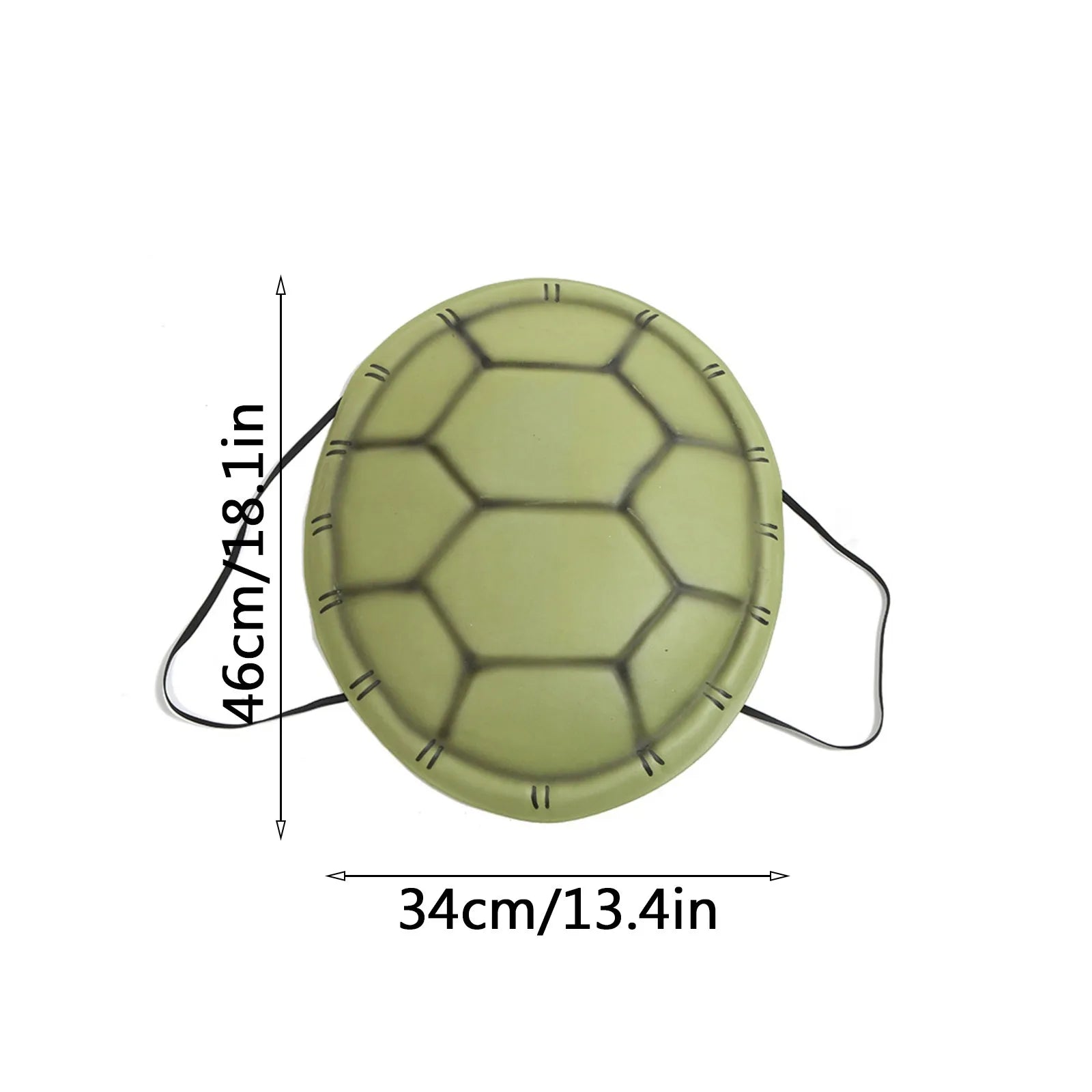 Halloween Turtle Shells Cosplay Simulation Tortoise Shells Photo Props for Role Play Party Performance Costumes Ninja