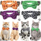 Adjustable Cat Bow Tie Collar – Festive Halloween Design