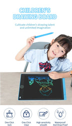 Multi-Size LCD Writing Tablet for Kids 6.5/8.5/10/12 Inch- Reusable Drawing Board, Eye Protection, Lock & Erase Educational Gift