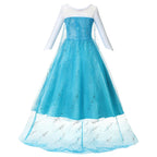 Girls Elsa Anna Princess Costume Dress – Summer Fancy Queen Outfit