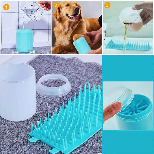 Portable Pet Paw Cleaner Cup – Dog & Cat Foot Washing Tool