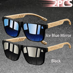 Vintage Square Polarized UV400 Sunglasses for Men & Women