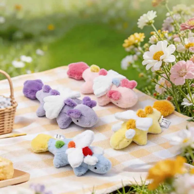 12 Colors 25cm 33cm Cute Fly Dargon Plush Toy Creative Colorful Dargon Soft Doll Work Buddy Sleep Soothing Doll Children Gift