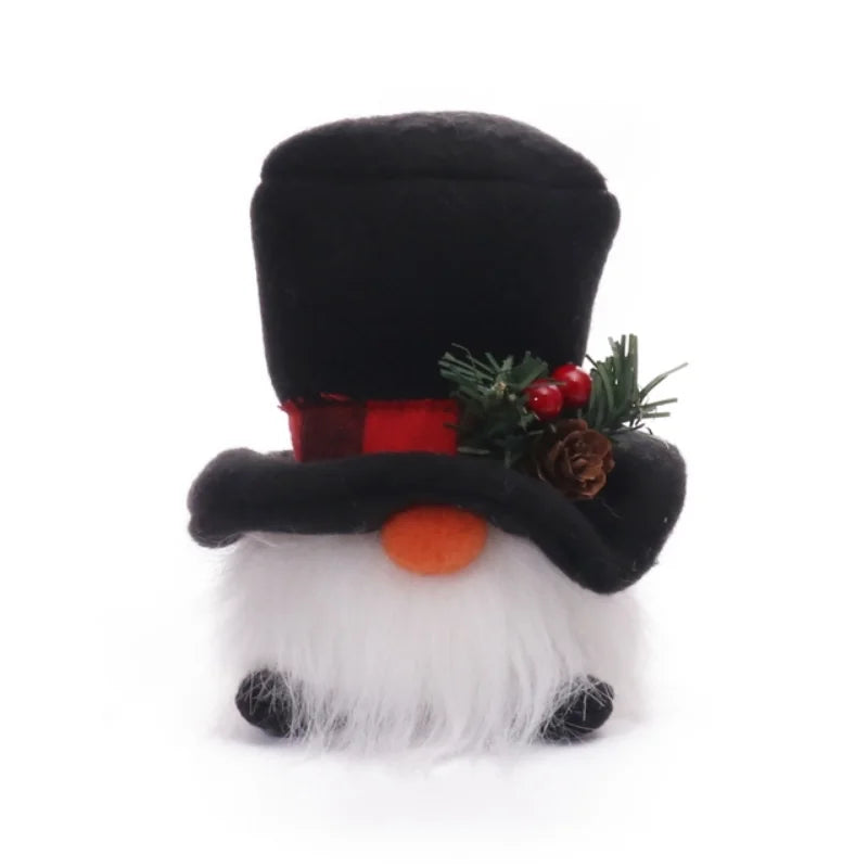 1 Pcs Christmas LED Doll Pendant Christmas Tree Ornaments Santa Gnome Plush Doll For Home New Year Xmas Decoration Party Favors