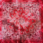 New Fashion Hip Hop 100% Cotton Bandana Square Scarf Gradient Color Paisley Headband Printed For Women/Men/Boys/Girls