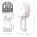 TAILI No Drilling Towel Hook Removable Vacuum Suction Cup Hooks Bathroom Robe Towel Holder Hook Kitchen Hotel Home Accessories