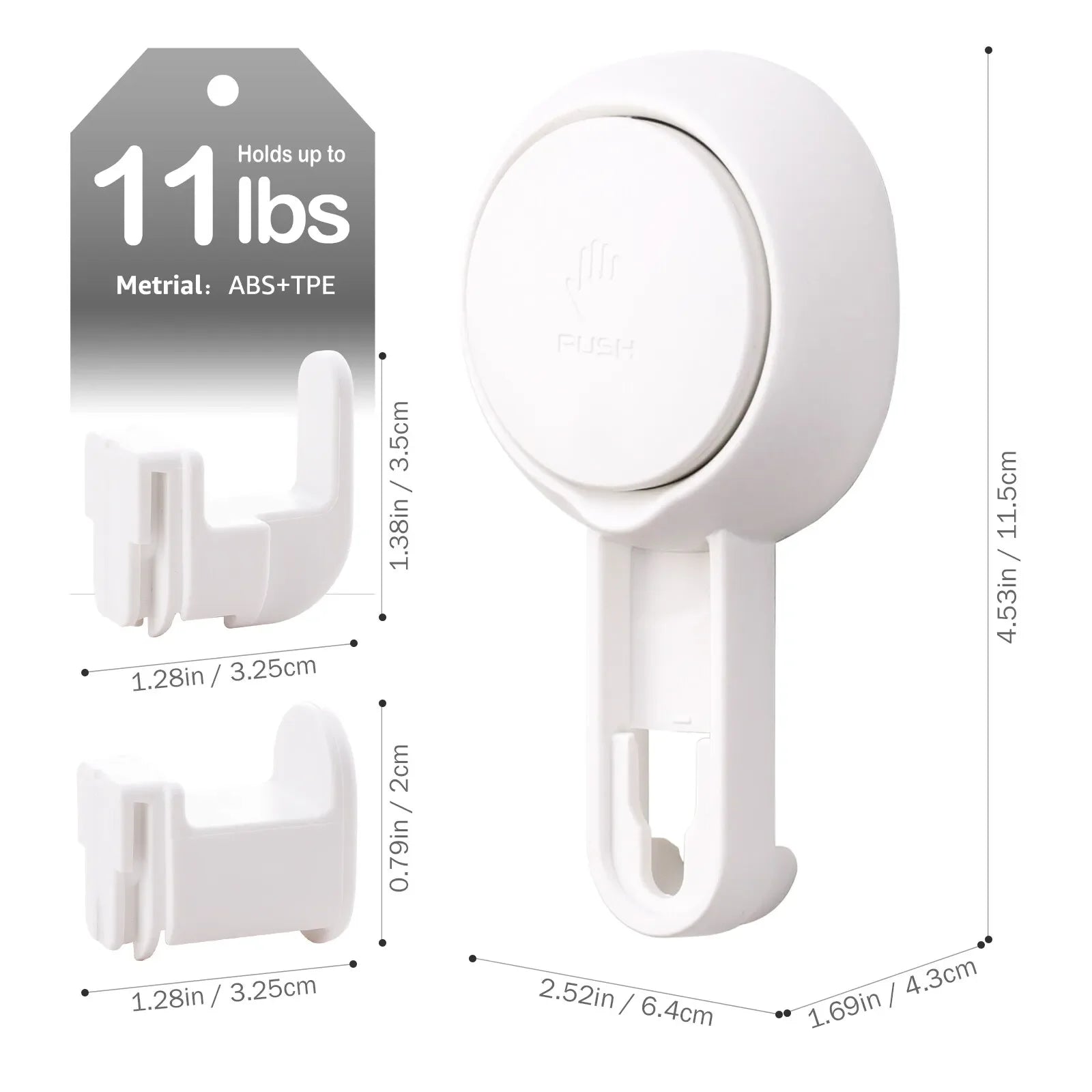 TAILI No Drilling Towel Hook Removable Vacuum Suction Cup Hooks Bathroom Robe Towel Holder Hook Kitchen Hotel Home Accessories