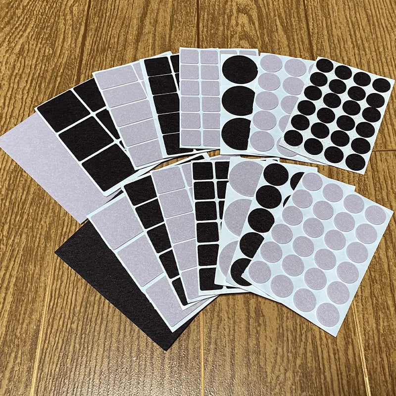 Thickened Self-adhesive Felt Chair Leg Pads Anti Slip Scratch Resistant Noise Resistant Floor Furniture Protection Pads Gaskets