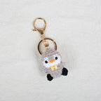 Mini Penguin Crochet Keychain Cute Animal Bag Charm