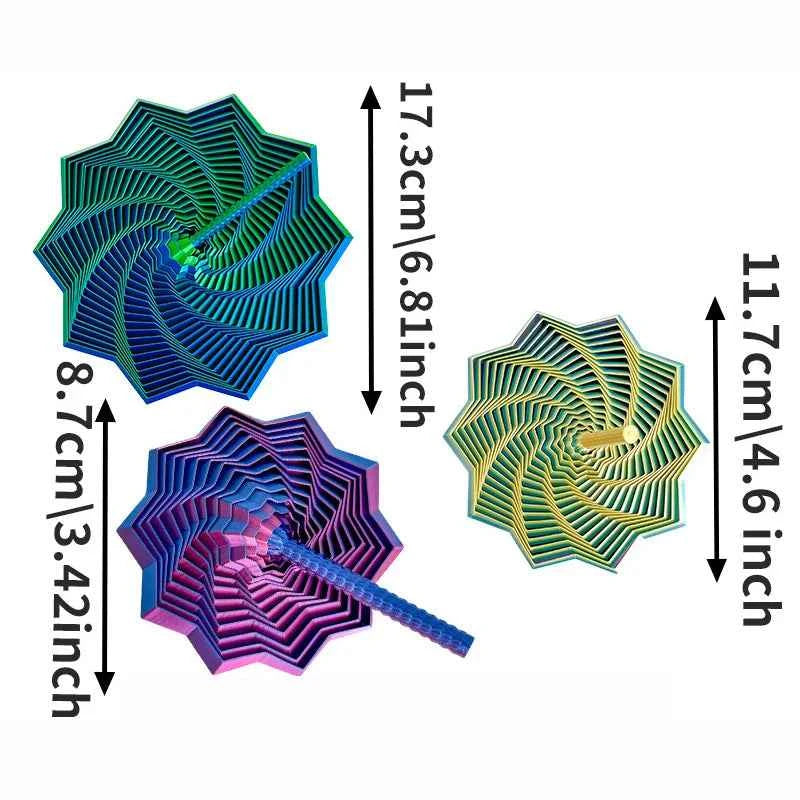 3D Printed Star Ornaments With Handle Fingertip Decompression Toy Polygons Suitable For Home Office