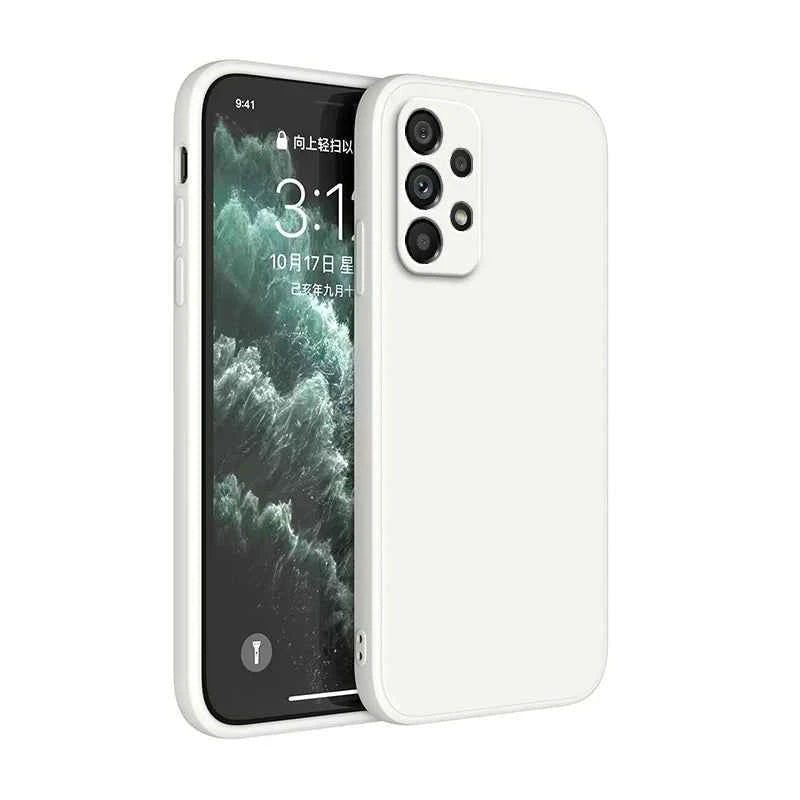 Original Silicone Phone Case for Samsung A32 A42 A52 A52S A72 A13 A23 A33 A53 A73 A14 A24 A34 A54 5G Camera Protective Cover