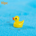 10/20/50PCS Mini Resin Bunnies Miniature Figures 3D Little White Rabbit Ornament Micro Landscape Dollhouse Decoration Diy Crafts