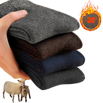 2026 New Winter Super Thicker Warm Socks Wool Male Men Women Socks Solid Socks Merino Wool Socks Against Cold Snow Terry Socks