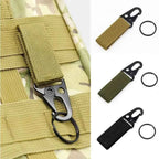 2PCS Tactical MOLLE Hanging Buckle Carabiner Clips for Outdoor Gear