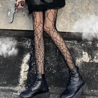 Japanese Lolita Retro Floral Rattan White Stocking Hot Tights Classic Lolita Hollowed Out Lace Mesh Stockings Bottomed Pantyhose