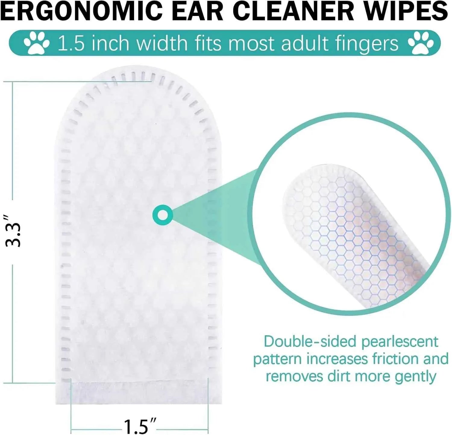 Pet Ear Cleaning Wipes for Healthy Ears