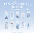 4Style 10pcs/pack Shell Light PVC Bookmark Streamer Dream High Value Ins Fresh Reading Mark Card Decoration Student Stationery