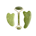 Natural Jade Roller Gua Sha Massage Set Guasha Board Comb Gouache Scraper Body Acupuncture Spa Facial Anti Aging Lifting Tools