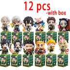 Demon Slayer Tanjiro Kamado Nezuko anime cartoon figure blind box creative personalized statue model ornament surprise gift box