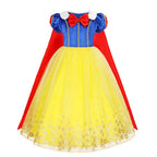 Girls Princess Dress Kid Cinderella Snow White Aurora Rapunzel Cinderella Halloween Costume Children Birthday Party Dress
