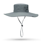12cm Large Brim Women Sun Hat Summer Solid Color Fold Up The Cowboy Hat Waterproof Outdoor Hiking Camping Mountain Bucket Cap