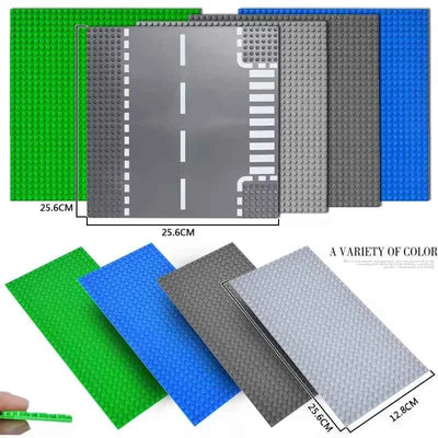 Classic Building Block Baseplate for Creative Construction Toy Sets