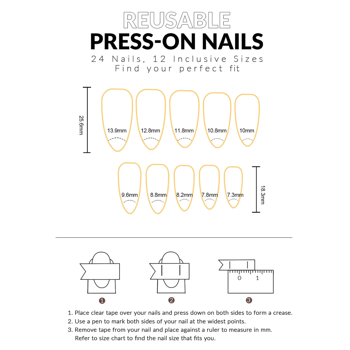 24pcs Gradient Black False Nails Cute Cartoon Cat's Eye Forest Elf Girl Press On Nails Glossy Almond Sweet Cool Fake Nail Tips