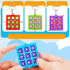 Fun 6/12/18Pcs Tic Tac Toe Game Keychains Set for Birthday Wedding Valentine's Day New Year Carnival Party Favors Pinata Fillers