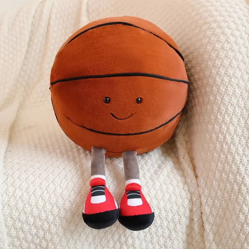 cm football doll, basketball plush toy, creative football doll, pillow, pet ball, dog and cat interactive toy