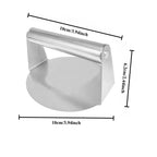 Heavy Duty Stainless Steel Smash Burger Press – BBQ Patty Smasher & Meat Press Tool