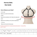 Fashion Belt Street Style Chest Harness Belt Suspenders for Women Decoration  Punk Rock Leather Belt Gothic Clothing Accessories