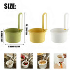 Kitchen Sink Strainer Basket with Faucet Hanging Waste Catcher And Draining Filter Press for Easy Dumping