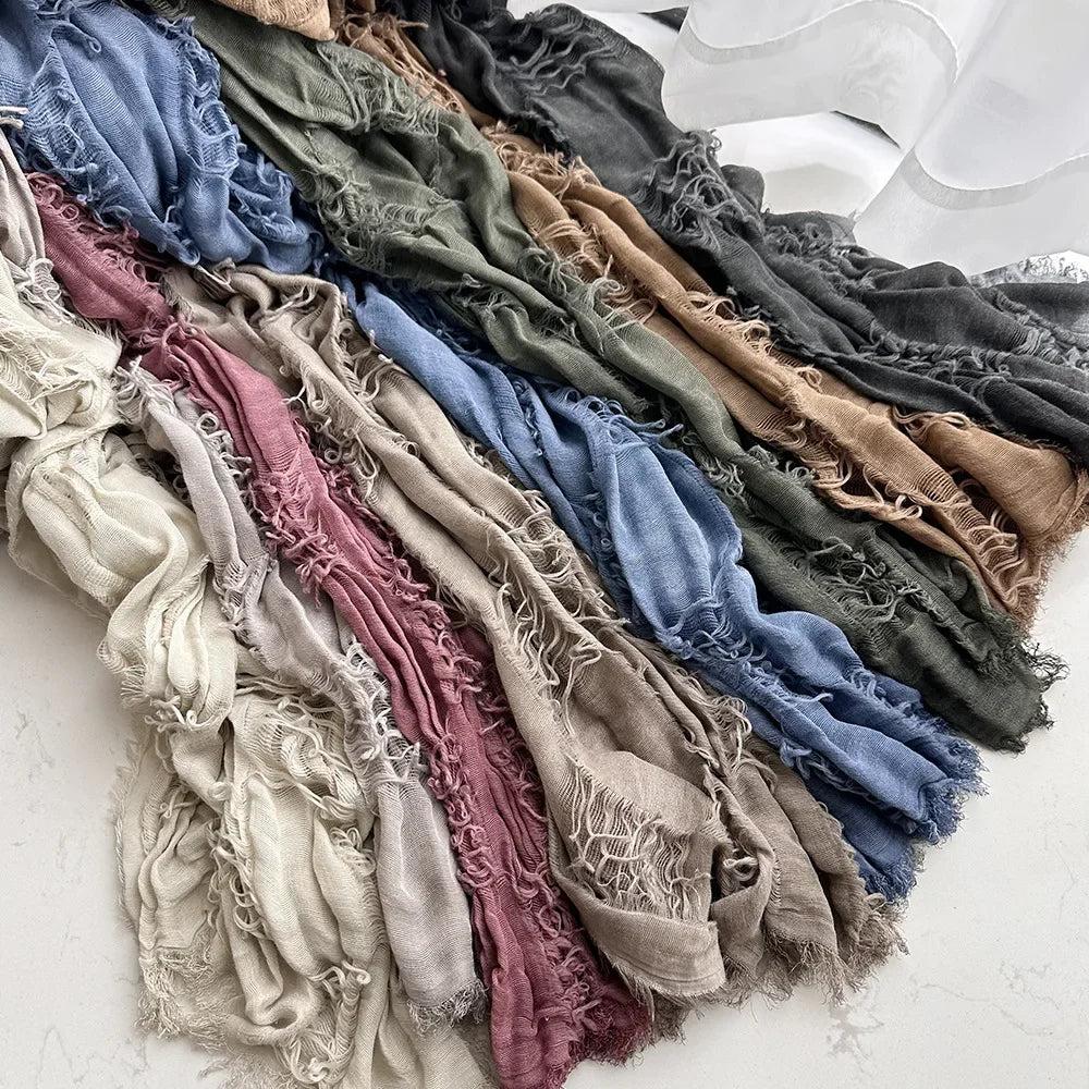 Ruins Style Unisex Steampunk Hip Hop Cotton Linen Scarf Retro Apocalyptic Scarves Techwear Capes Outdoor Tactical Shawl