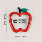 Cute Candy Color Hollow Hair Clips, Fashionable Hair Clips