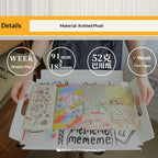 Kinbor 2027 Weekly Planner Pocket Size Notebook Week Plan Notepad Schedule Planning Book Punch Efficiency Manual Daily Writing