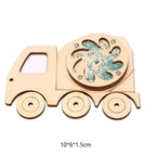 Montessori Busy Board Accessories DIY Wooden Learning Activity Kit