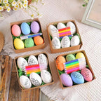 DIY Painting Easter Eggs with Paint Pen DIY Doodle Kit Easter Egg Coloring Craft Kit for Easter Theme Party