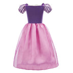 Girls Rapunzel Princess Costume Dress – Tangled Cosplay Outfit