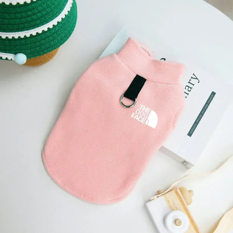 Fleece Warm Dog Sweater – Autumn Winter Coat for Small Dogs & Puppies