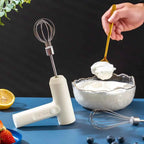 Wireless Electric Food Mixer with 3-Speed Portable Hand Mixer
