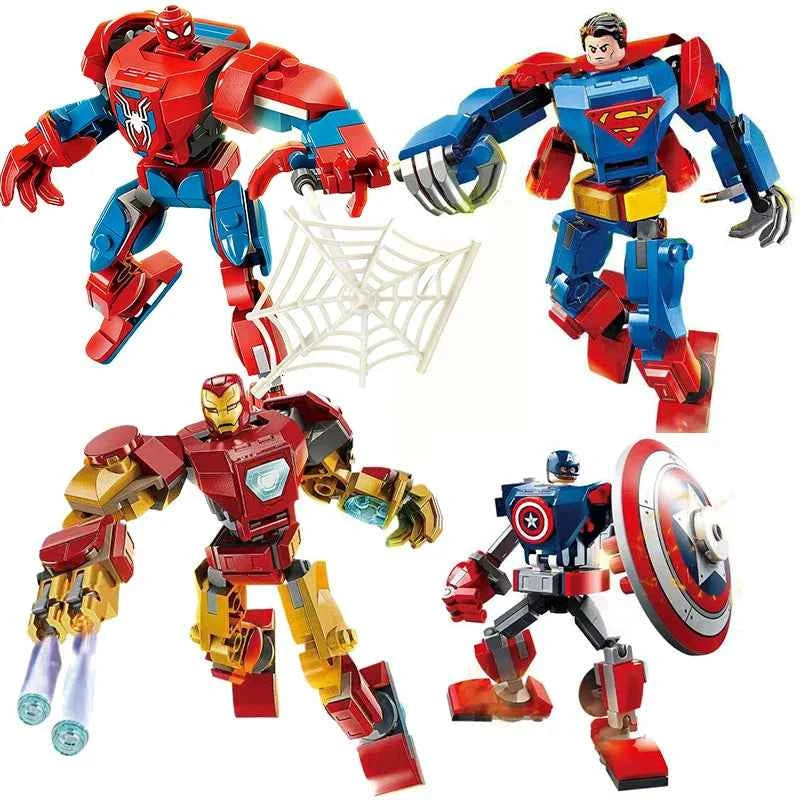 Superhero Building Blocks Avengers Toy Set – Action Figure Model Kit