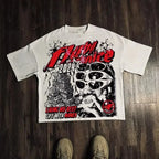 Harajuku Letter Graphic T Shirts Y2k Tops Men Women High Street Oversized T Shirt Pro Choice Streetwear Vintage Tee Clothing