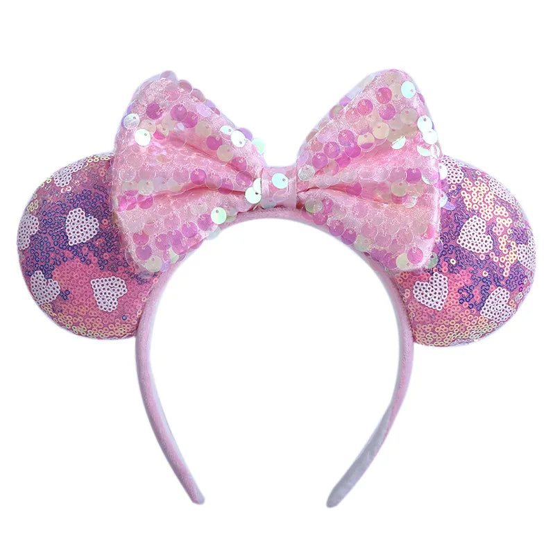 Cartoon Minnie Mouse Ear Headband New Holiday Party Christmas Snowman Headdress Cosplay for Adults Kids Hair Accessories