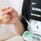 Drinking Straw Cleaning Brush Kit Reusable Tube Pipe Cleaner Nylon Stainless Steel Long Cleaning Brushes for Baby Cup Bottles